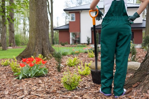 Gardeners Fulham team working on a garden project